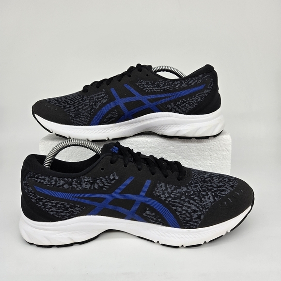 ASICS Gel Kumo Lyte Extra Wide \'Black Tuna Blue\' Men\'s Running Shoes Size 8